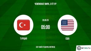 Турция - США 26.06.2026. [Прогноз] [Дата трансляции]  