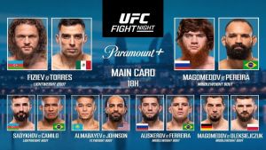 UFC Baku / UFC Fight Night 280: Прямая трансляция. [Прогноз] [Дата трансляции]  